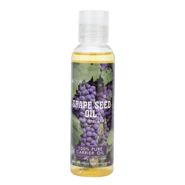 Pure Natural Grape Seed Carrier Oil Hidratante Aceite Para El Cuidado Del Cabello Corporal 118Ml Vogacara CE002294-00