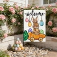 thumbnail image 4 of Oioii 11.8x17.7 Inches Easter Garden Flag Double Sided Burlap Banner Spring Outdoor Decoration For Yard Patio Home Party And Easter Basket Filler Decor,B, 4 of 6