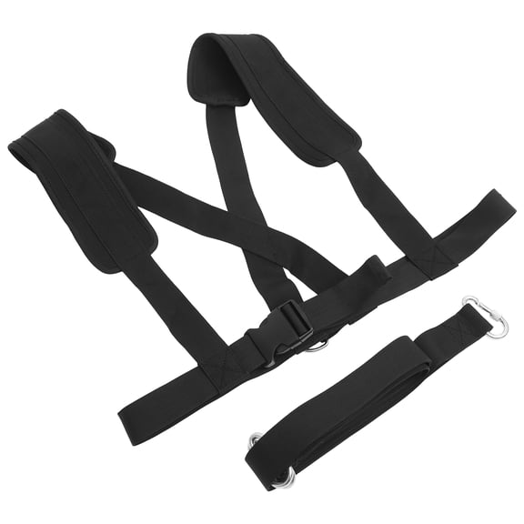 TABLETREANDS 1 Set Weight Bearing Supporter Belt for Gym Straps Men D-Ring with 2 Hooks for Running Practice