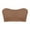 Coffee, variant on Strapless Bra for Women No Underwire Back Cross Push Up Bandeau Bra Crossover Side Closure Non-Slip Silicone Padded Bandeau Bras Wireless Tube Top Bra