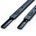 thumbnail image 5 of SEWOART Cold-Rolled Steel Drawer Track Guide Black for Furniture Use 2Pcs, 5 of 6