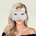 thumbnail image 5 of Unique Bargains 1 Pc Cat Face Party Mask White Pulp, 5 of 5