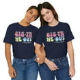 thumbnail image 4 of Sista We Out, Teachers, Bella & Canvas, Cotton Short Sleeve T-Shirt, S-5XL, 4 of 6