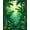 Green, Pattern 4, variant on ODIKA 4'x6' Machine Washable Non-Slip Area Rug, Botanical Floral Green High Traffic Rug, Yellow, 259145