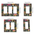 thumbnail image 2 of Yayeee Rocker Switch Wall Plate 1-Gang 4.6"x2.9" Home Decorative Outlet Cover, Orange Mushroom, 2 of 6