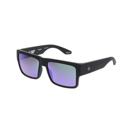 Spy Sunglasses 673180374861 Cyrus Polarized Lenses Scratch Resistant Square Shape, Black Smoke Tortoise Fade