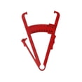 thumbnail image 2 of Vogacara Calibrador de pliegues cutáneos de alta precisión 0-70 mm Probador de grasa corporal Herramienta de medición Suministros para bajar de peso Rojo, 2 of 6