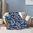 thumbnail image 6 of KLL Fleece Blanket Plush Throw Blanket Dragons ,Soft Fuzzy Cozy Flannel Blanket for Couch Sofa Bed.(60"x50" ), 6 of 7