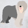 thumbnail image 3 of CafePress - English Sheep Dog Silhouette Light T Shirt - Men's Classic Graphic T-Shirt, 3 of 4
