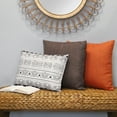 thumbnail image 6 of Stratton Home Decor Set of 2 Burnt Orange Tweed 18" Pillow Cover, 6 of 7