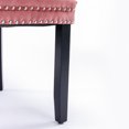 thumbnail image 3 of 2-Piece High-End Tufted Dining Chairs - Modern Velvet Upholstered with Solid Wood Legs & Nailhead Trim, Contemporary Set,Pink, 3 of 18