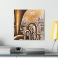 thumbnail image 4 of Brassy Steampunk Trumpet - Canvas, 4 of 10