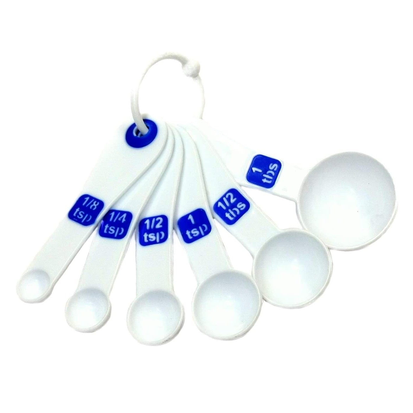 Chef Craft Easy to Read Plastic, Measuring Cup Set, 10 piece set, Blue