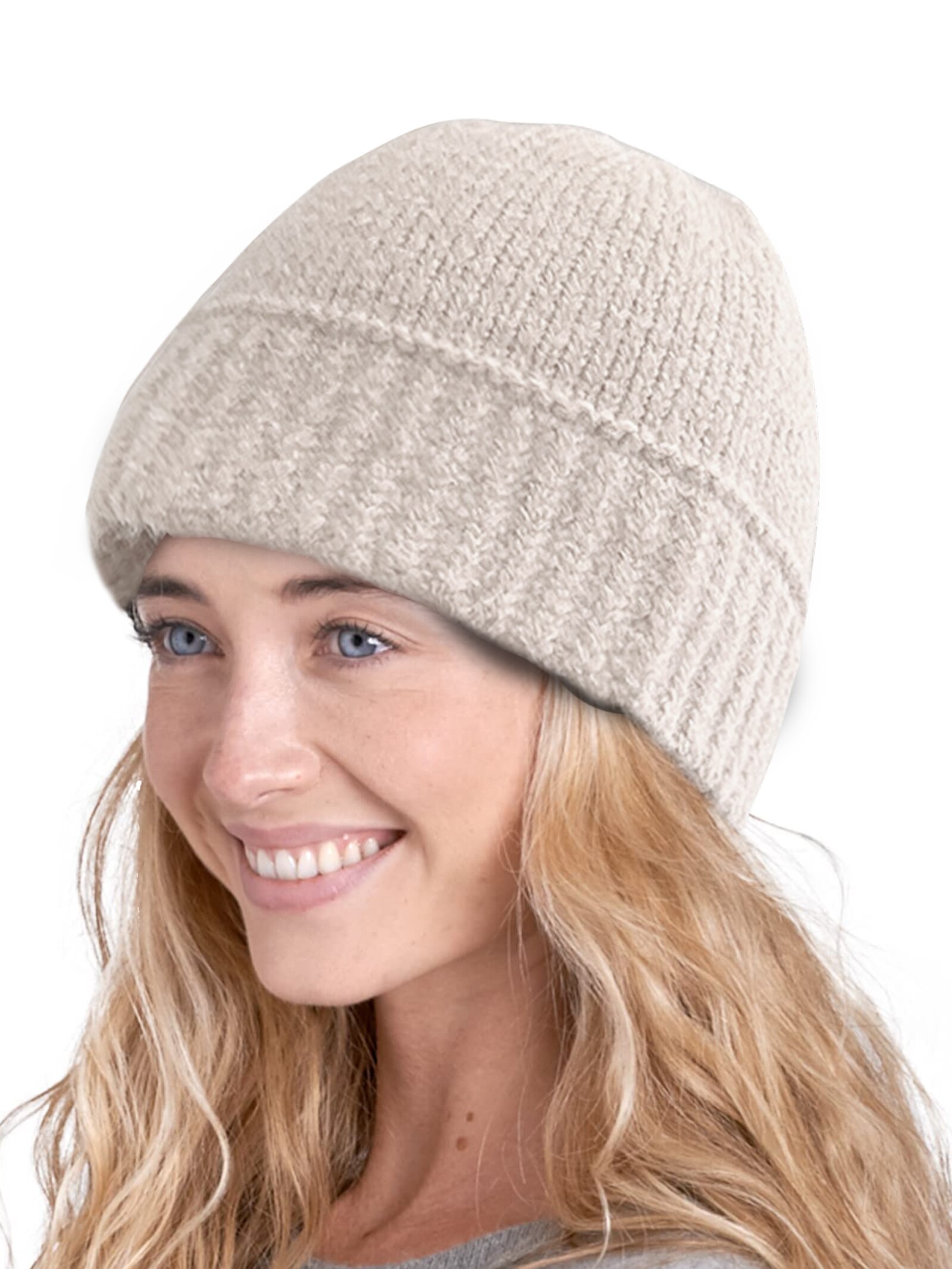 ROSVIGOR Slouchy Beanies Women Knit Beanie Caps Warm Unisex Cuffed