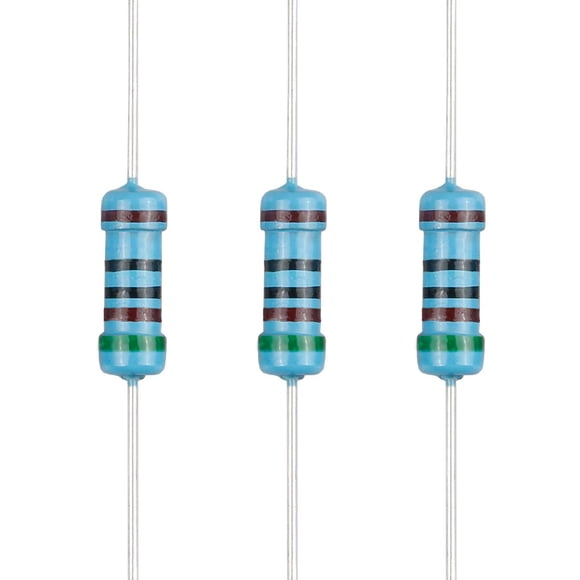 EDgELEc 100pcs 510 ohm Resistor 12w (0.5Watt) A1% Tolerance Metal Film Fixed Resistor, Multiple Values of Resistance Optional