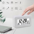 thumbnail image 4 of Home LCD Digital Alarm Clock, Luminous Small Clock for Children Students Elderly, Automatic Wake-Up Call Clock with Temperature Display, Battery-Powered Alarm Clock for Bedroom Office Dorms, 4 of 7