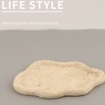thumbnail image 3 of Cateissary Bandeja de decoración de nubes de piedra natural Bandejas de joyería Estética Fondo liso Pulido Aderezo Organización Cocina, Decoración del hogar, 3 of 6