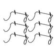 thumbnail image 3 of Youkk 6x Iron Wall Mounted Wine Rack Multifunction for Wine Storage Home Bar Left, 3 of 8
