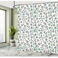 thumbnail image 5 of Ambesonne Hawaiian Colors Shower Curtain, Scattered Leaves, 69"Wx70"L, Laurel Green and Blush, 5 of 5
