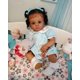 thumbnail image 3 of Muñeca Reborn Angelbaby, niña afroamericana de 24 pulgadas, 3 of 6