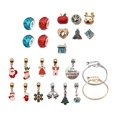 thumbnail image 4 of Christmas Beaded Bracelet Charm Bracelet Making Multicolor Crafts Chains Macarena Pulseras de cuentas, 4 of 5