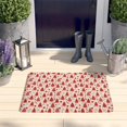 thumbnail image 2 of Red Christmas Tree Pattern Flannel Non Slip Door Rugs,Washable Door Mats Indoor,Decorative Door Mats,Dirt-Resistant and Absorbent Doormat for Entrance,Bedroom,Kitchen,Bathroom,23.5x16in(60x40cm), 2 of 5