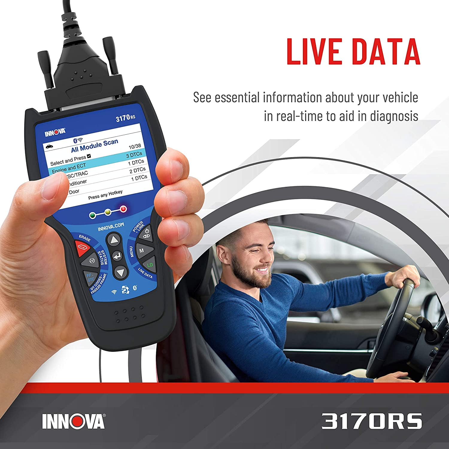 Buy Innova 3170RS FixAssist Bluetooth Code Reader Vehicle Diagnostic