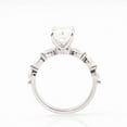 thumbnail image 4 of solitaire jewels 2.5CT Radiant Moissanite Solitaire Engagement Ring For Women, 14K White Gold, 4 of 6