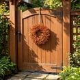 thumbnail image 2 of Nkmbld Fall Wreath for Front Door, Harvest Autumn Wreath for Indoor Outdoor Wall Porch Window Halloween Thanksgiving Day Farmhouse Holiday Decor, 2 of 7
