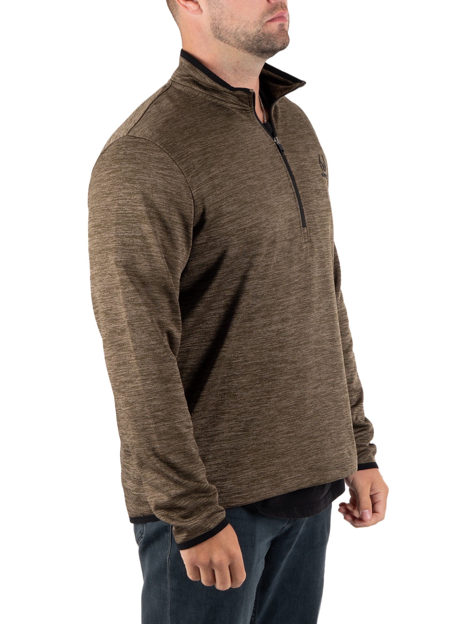 Realtree Men's Fleece Quarter Zip Pullover Sweatshirt, Sizes S-2XL