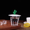 thumbnail image 3 of husxh Economic Silicone Cup Cover Reusable Heat Resistant Leakproof Cups Lid Sealed Cap for Home Accessories Parts Kits, 3 of 9