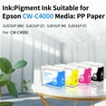 thumbnail image 3 of SJIC41P-BK CMY Ink Cartridges Replacement for epson ink sjic41p-bk Colorworks CW-C4000 C4000e C4000u Color Inkjet Label Printer(4 Pack), 3 of 7