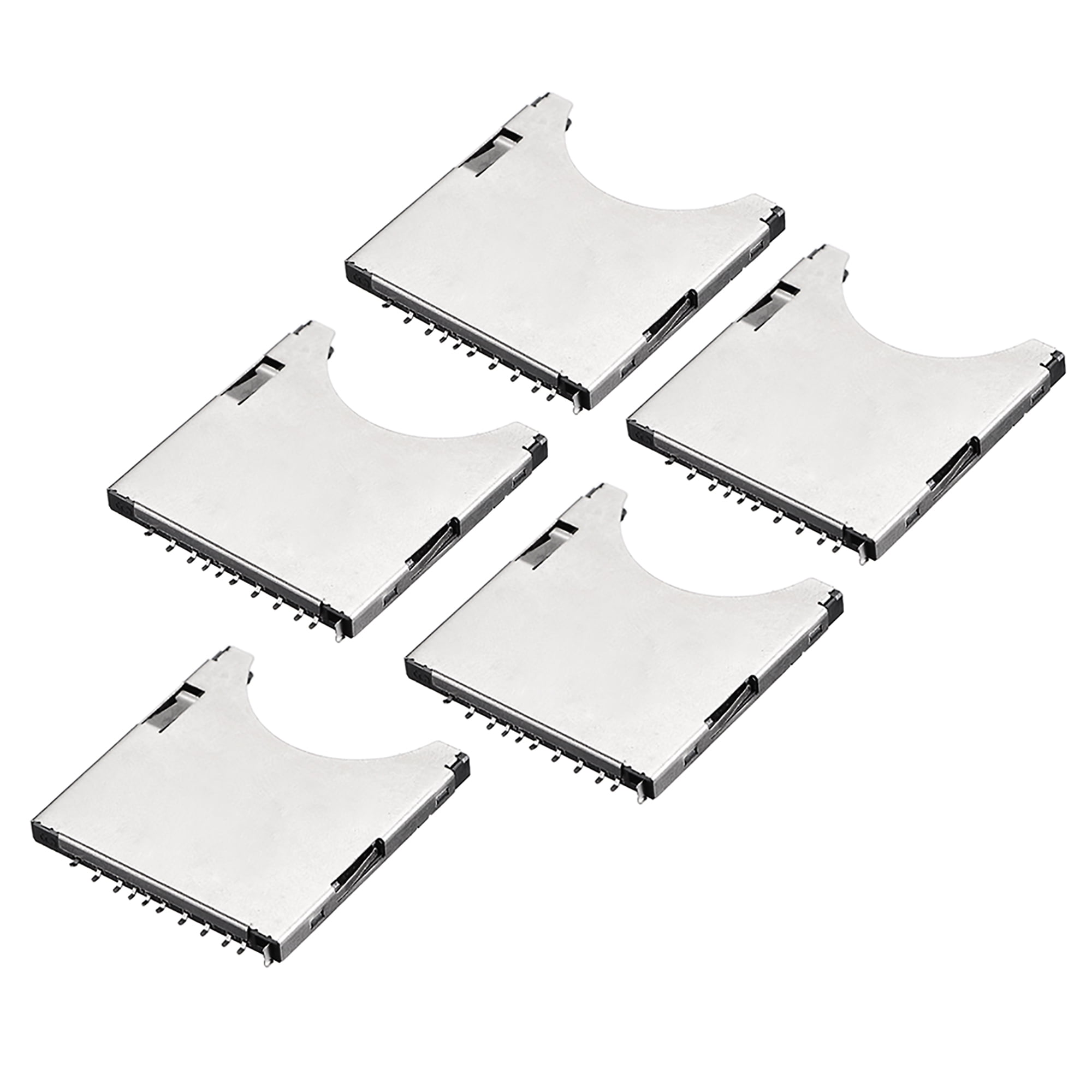SD Memory Card Socket Holder Spring Loaded Push Type 10Pin 5pcs