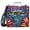 Cartoon Flower and Star, variant on 3 Ring Zipper Binder with Shoulder Strap Waterproof Trapper Keeper 2 Inch D-Ring 500 Sheets Capacity Cinnamoroll Flying in Sky