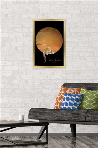 Billie Eilish - Moon Wall Poster, 14.725" x 22.375" Framed