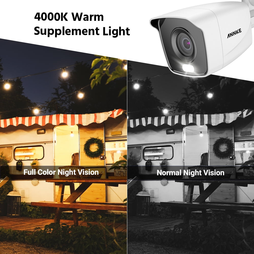 ANNKE 8CH 1080p Full Color Night Vision Outdoor/Indoor Wired CCTV Security Camera System for Home/Business