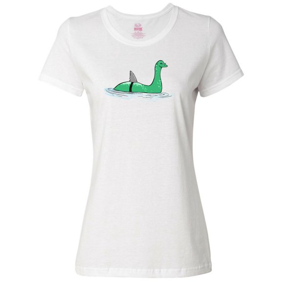 Inktastic Nessie Shark Women's T-Shirt