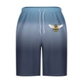 thumbnail image 4 of LOVZFMLL Men's Swim Trunks Holiday Beach Board Shorts Gradient Color Swimwear Bathing Suit Quick Dry with Pockets Navy 5XL, 4 of 5