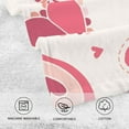 thumbnail image 3 of Coolnut 16x28 Inch Face Hand Towel Set, Valentine's Day Holiday Hand-Drawn Craft Doodle Colorful Hearts on Cream Background Cotton Towels, 2 PCS Quick-Dry Highly Absorbent Bath Towels, 3 of 6