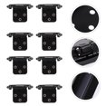 thumbnail image 1 of HORIALENCE 8Pcs Cold-rolled Steel Plate Hidden Hinges Furniture Hardware Door Hinge 2.75 x 1.89 x 0.79 Inch, 1 of 6