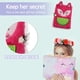 thumbnail image 4 of 1 cuaderno de peluche con forma de animal de invierno, con manos cálidas y un cuaderno con candado para niñas, 4 of 5