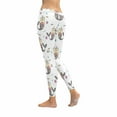 thumbnail image 2 of SUNENAT Cute Mermaid Cat Starfish Stretchy Capri Leggings Skinny Yoga Pants XL, 2 of 4