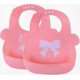 thumbnail image 1 of 2-Pack Waterproof Silicone Baby Bibs with Food Pocket, Soft Foldable Design, Quick Cleaning, 1 of 5
