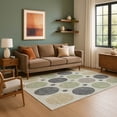 thumbnail image 7 of Addison Rugs Mayfield Premium Machine Washable Transitional Geometric Beige Rectangle Rug, 8' x 10', 7 of 7