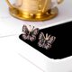 thumbnail image 3 of Pendientes Étnicos de Mariposa Con Diamantes de Imitación Qarigey para Mujer 1 par, 3 of 6