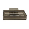 thumbnail image 3 of Unique Bargains 1 Pc Waterproof Soap Holder Wall Mounted Gray Soap Holder for Bathroom 5.31"x4.13"x1.1", 3 of 6