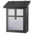 thumbnail image 1 of Americas Finest Lighting AF-3051-TB-WW Arrow Verical Mailbox, Wispy White - Textured Black, 1 of 1