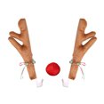 thumbnail image 2 of Dserfhy 3Pcs Christmas Car Decorations Car Reindeer Antlers Red Nose Kit Festive Auto Accessories for Sedans Trucks, 2 of 8