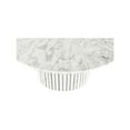 thumbnail image 5 of Meridian Furniture Genoa White Marble Coffee Table, 5 of 10