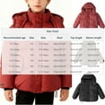 thumbnail image 3 of AHTJRT Boy's Winter Jacket Full Zip Hooded Puffer Jackets with Flap Pockets Fashion Solid Color Windproof Outerwear for Cold Weather Kids Red 12-13 Years, 3 of 9